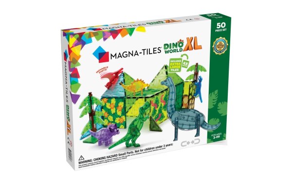 Magna-Tiles Dino World XL Set 50-teilig