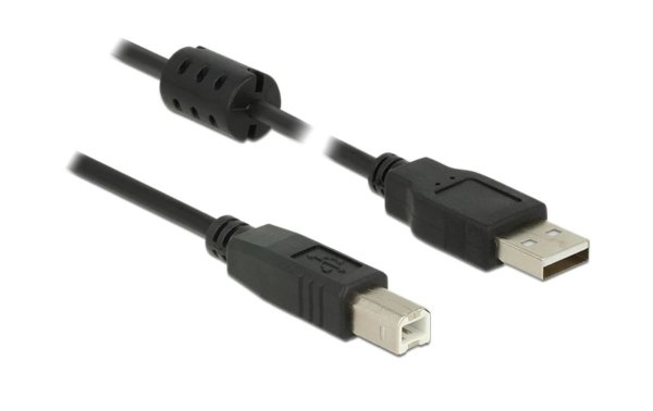 Delock USB 2.0-Kabel  USB A - USB B 5 m