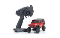 Kyosho Scale Crawler Mini-Z Jeep Wrangler Rubicon, Rot 1:24, ARTR