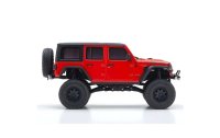 Kyosho Scale Crawler Mini-Z Jeep Wrangler Rubicon, Rot 1:24, ARTR