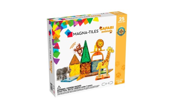 Magna-Tiles Safari-Tiere Set 25-teilig