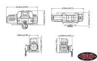 RC4WD Modellbau-Seilwinde WARN 9.5cti Mini