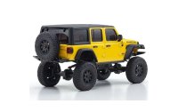 Kyosho Scale Crawler Mini-Z Jeep Wrangler Rubicon, Gelb 1:24, ARTR