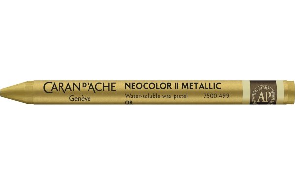 Caran dAche Wachsmalstifte Neocolor 2 wasservermalbar Gold