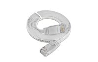 SLIM Slimpatchkabel Cat 6, UTP, 15 m, Weiss