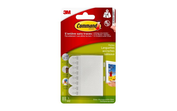 Command Klebepad Command S 1.8 kg, Weiss, 4 Set