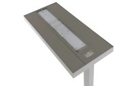Krafter Bürostehleuchte LED 80 W, Silber