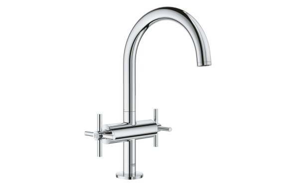 GROHE Lavaboarmatur Atrio L-Size 1/2", Chrom, Kreuzgriffe