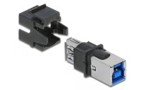 Delock Keystone-Modul USB 3.0, A – B, (f-f) Schwarz