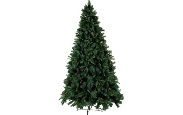 Star Trading Weihnachtsbaum Toronto mit Tannzapfen, 300 cm, Grün