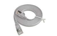 SLIM Slimpatchkabel  Cat 6, STP, 0.1 m, Grau