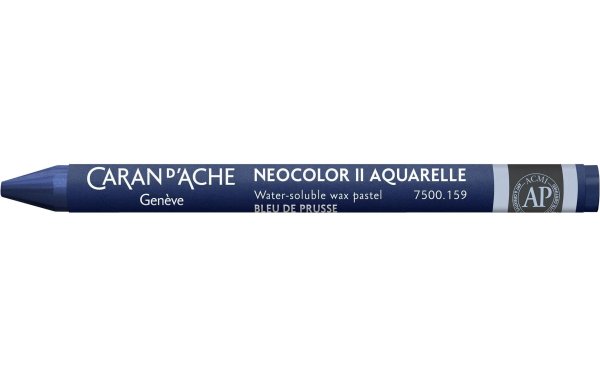 Caran dAche Wachsmalstifte Neocolor 2 wasservermalbar Preussischblau