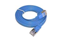 SLIM Slimpatchkabel  Cat 6, STP, 2 m, Blau