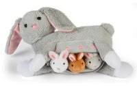 Mamanimals Kuscheltier Mama Hase & Babys 25 cm