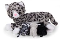 Mamanimals Kuscheltier Mama Katze & Babys 25 cm