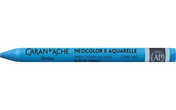 Caran dAche Wachsmalstifte Neocolor 2 wasservermalbar Kobaltblau