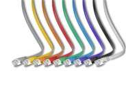 SLIM Slimpatchkabel  Cat 6, STP, 15 m, Grau