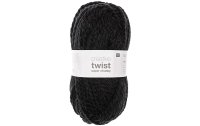 Rico Design Wolle Creative Twist Super Chunky 100 g Schwarz