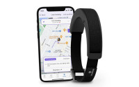 Invoxia GPS-Tracker Smart Dog Collar L, Midnight Black