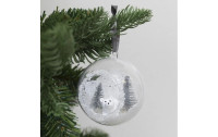 Creativ Company Weihnachtsbäume Silber, 5 Stück