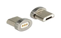 Delock USB-Kabel magnetisch Adapter Stecker ohne Kabel Micro-USB B