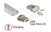 Delock USB-Kabel magnetisch Adapter Stecker ohne Kabel...