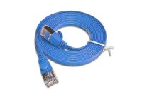 SLIM Slimpatchkabel  Cat 6, STP, 7.5 m, Blau