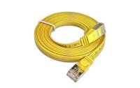 SLIM Slimpatchkabel  Cat 6, STP, 15 m, Gelb