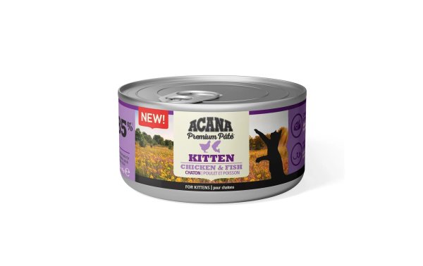 Acana Nassfutter Premium Pâté Kitten Chicken & Fish, 85 g