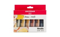 Amsterdam Acrylfarbe Metallic 6 Tuben à 20 ml