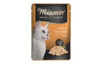 Miamor Nassfutter Feine Filets Thun & Huhn in Gelée, 24 x 100 g