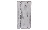 Holz Zollhaus Regal Vintage Shabby, Weiss, 77 x 68 cm