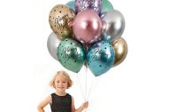 Belbal Luftballon Happy Birthday Mehrfarbig , Ø 30 cm, 50 Stück
