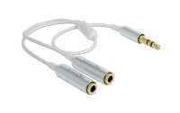 Delock Audio-Kabel Klinke 3.5mm, male - Klinke 3.5mm, female 0.25 m