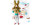 Partydeco Weihnachtsdeko Folienballon Plätzchen 52 x 83 cm, 1 Stk.