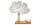 G. Wurm Teelichthalter Baum 1 Stück, Nature/Silber