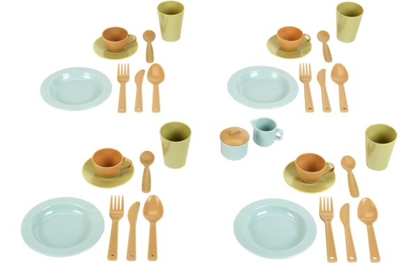 Klein-Toys Spiel-Geschirr Dinner Set für 4 Personen