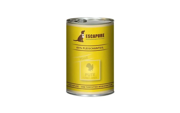 Escapure Nassfutter Puten Pfandl, 400 g