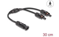 Delock Splitter Kabel DL4 1x Stecker zu 2x Buchse 4 mm², 30 cm