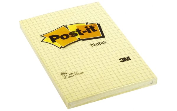 Post-it Notizzettel Post-it 10.2 cm x 15.2 cm, Gelb