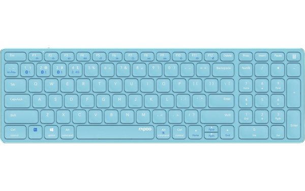 Rapoo Funk-Tastatur E9700M ultraslim Blau