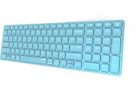 Rapoo Funk-Tastatur E9700M ultraslim Blau