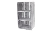 Holz Zollhaus Regal Vintage Shabby Weiss 40 x 75 cm