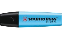 STABILO Textmarker Boss Original 10 Stück, Blau