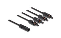 Delock Splitter Kabel DL4 1x Stecker zu 4x Buchse 4 mm², 50 cm