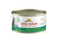 Almo Nature Nassfutter HFC Complete Huhn mit Grünen Bohnen, 24 x 70 g