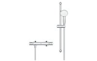 GROHE Duscharmatur-Set Precision Flow THM mit Brausegarnitur