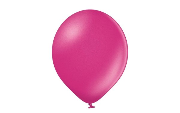 Belbal Luftballon Metallic Magenta, Ø 30 cm, 50 Stück