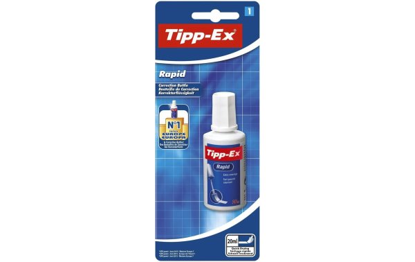 Tipp-Ex Korrekturflüssigkeit Tipp-Ex Rapid 20 ml, 1 Stück