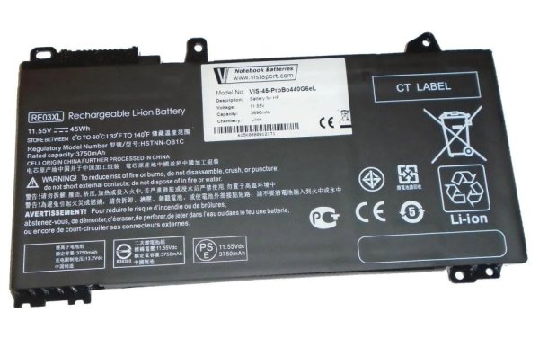 Vistaport Akku für HP ProBook 4430 G6/G7, 440/450 G6/G7, 455R G6
